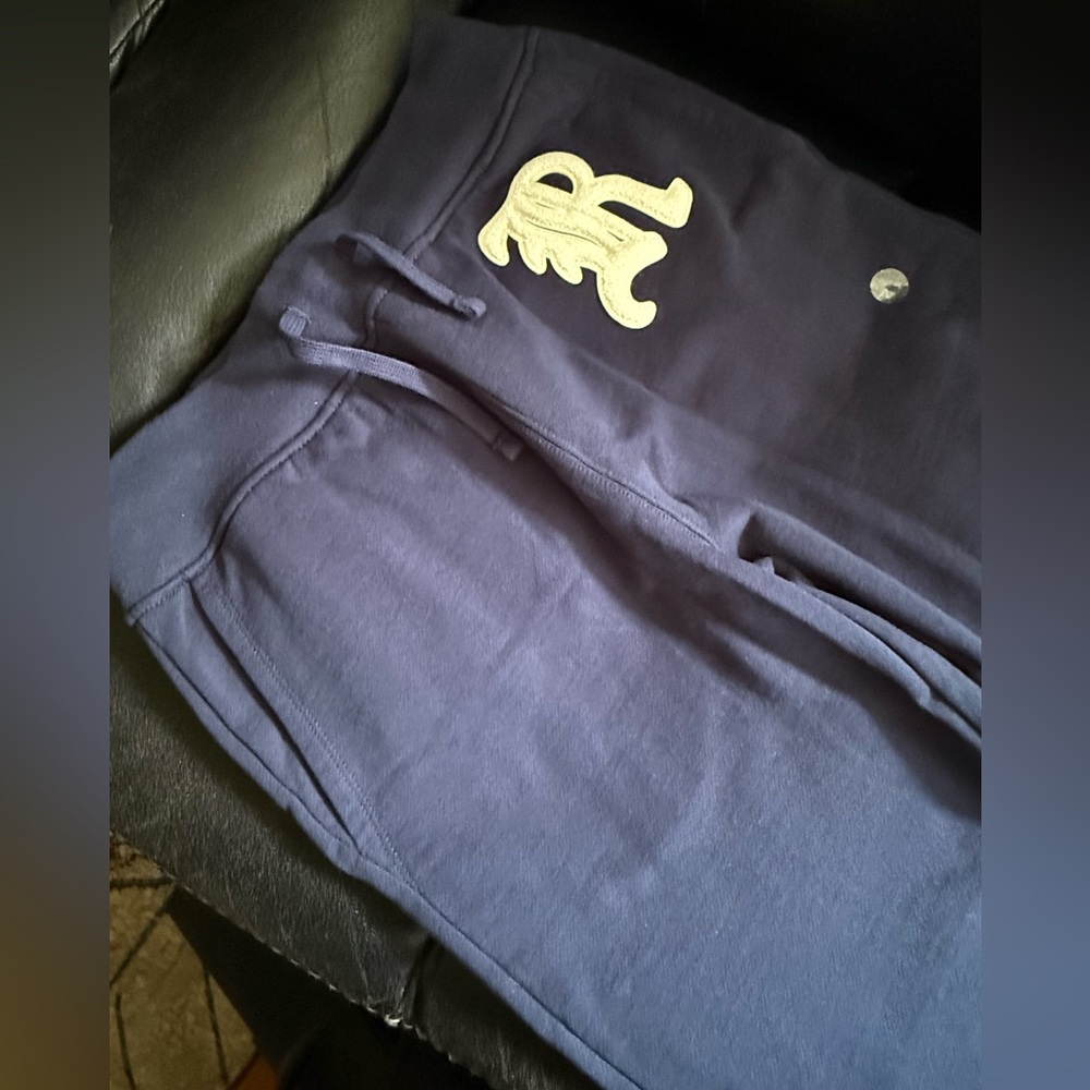 Polo Ralph Lauren Classic Fleece Letterman Jogger Men XS Club Navy NWT NEW